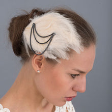 Load image into Gallery viewer, Silver Swan Comb
